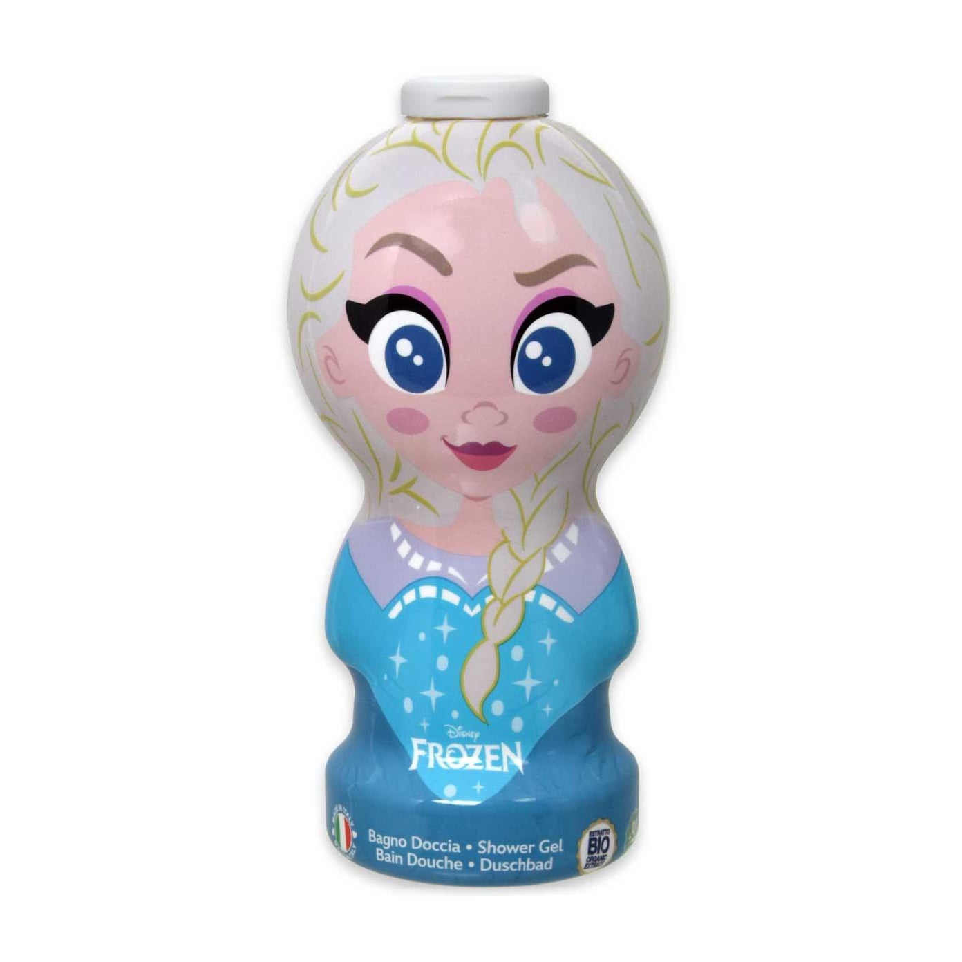 Дитячий гель для душу та шампунь Naturaverde Disney Frozen 3D Shower Gel, 400 мл