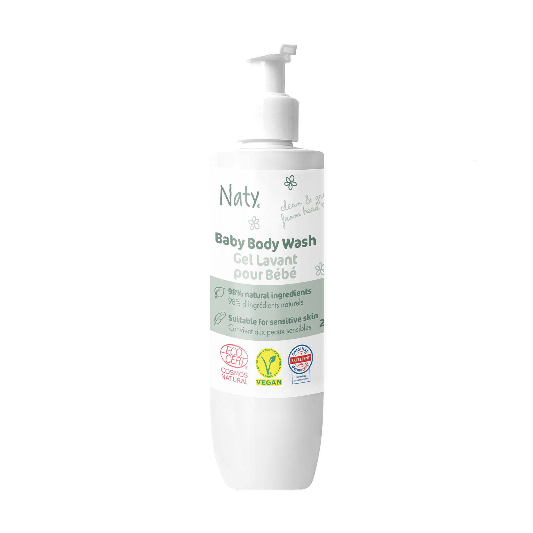 Дитячий гель для купання ECO by Naty Baby Body Wash, 240 мл